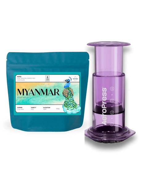 AeroPress Classic Gift Bundle - Myanmar Khar Taw Hmi 250g
