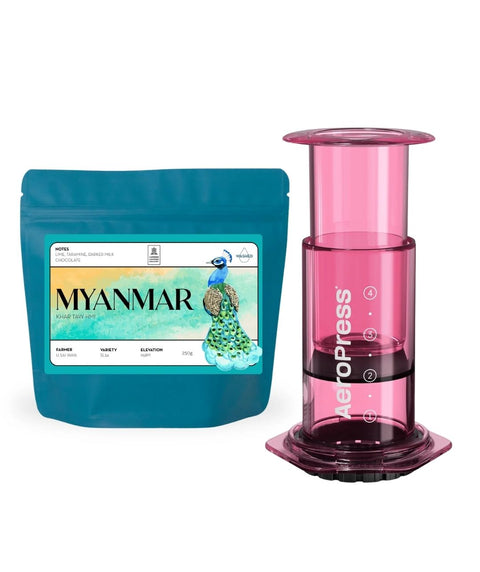 AeroPress Classic Gift Bundle - Myanmar Khar Taw Hmi 250g