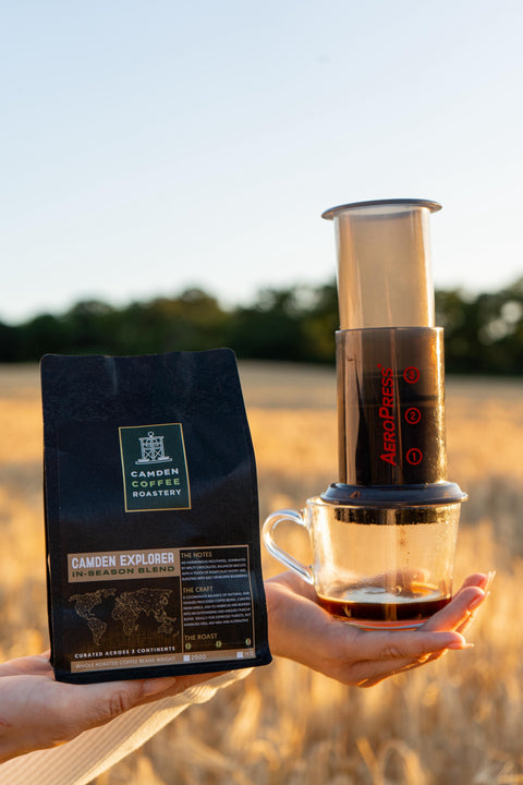 Aeropress Go Portable Coffee Press Kit + Free Camden Explorer Beans