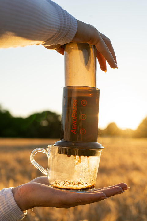 Aeropress Go Portable Coffee Press Kit + Free Camden Explorer Beans