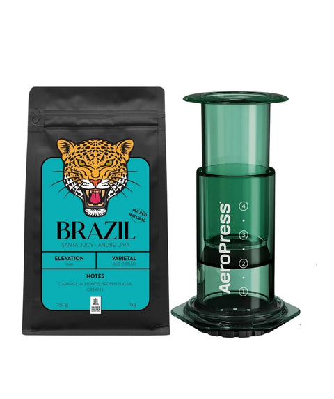 AeroPress Classic Coffee Gift Set – Brazil Santa Jucy 250g
