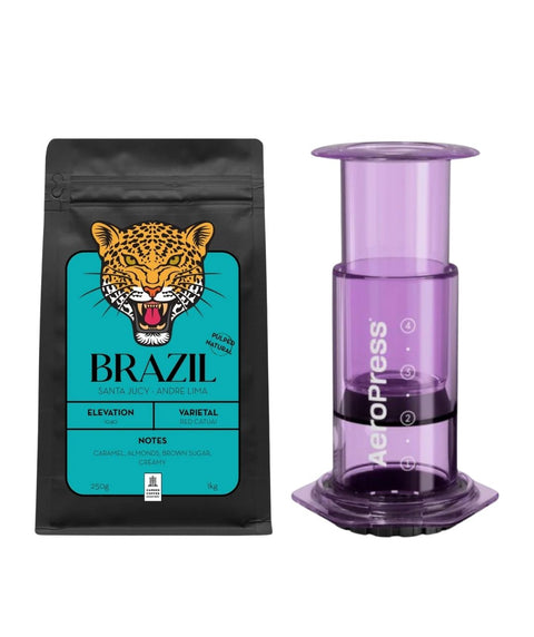 AeroPress Classic Coffee Gift Set – Brazil Santa Jucy 250g