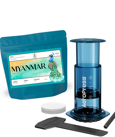 Aeropress 🫐 Blue / Myanmar Washed (£57 RRP) - Camden Coffee