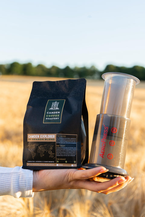 Aeropress Go Portable Coffee Press Kit + Free Camden Explorer Beans
