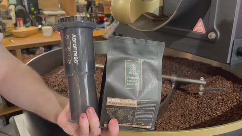 Aeropress Go Portable Travel Coffee Press Kit + Free Camden Explorer Beans