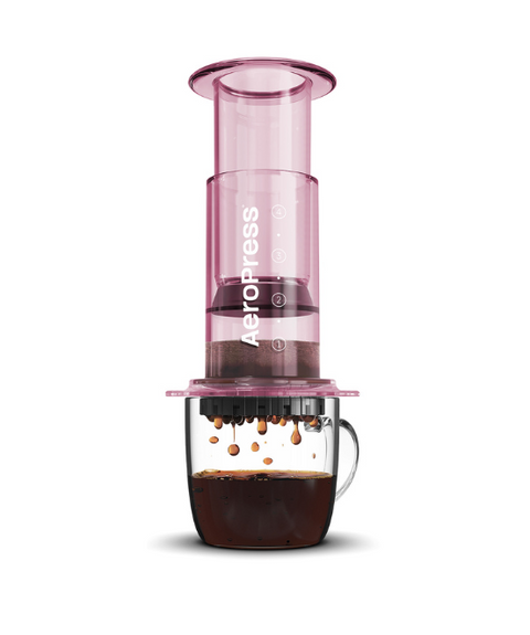 🎀 Aeropress Clear (PINK) 🎀 - Camden Coffee