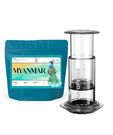 AeroPress Classic Gift Bundle - Myanmar Khar Taw Hmi 250g