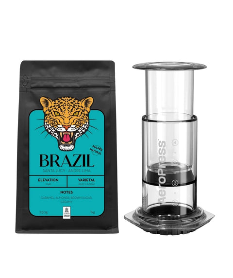 AeroPress Classic Coffee Gift Set – Brazil Santa Jucy 250g