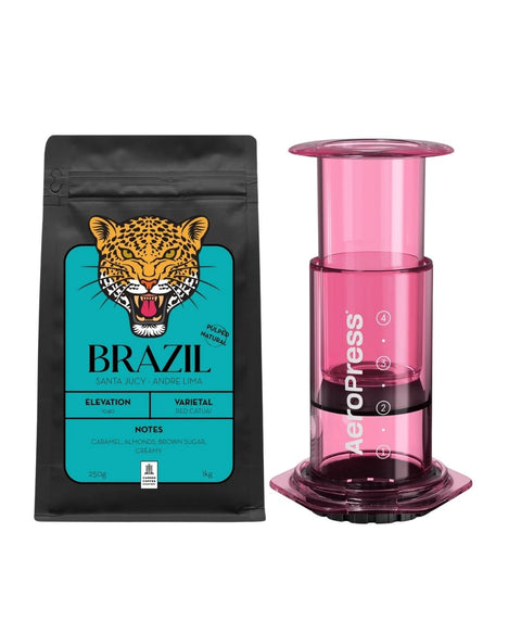 AeroPress Classic Coffee Gift Set – Brazil Santa Jucy 250g