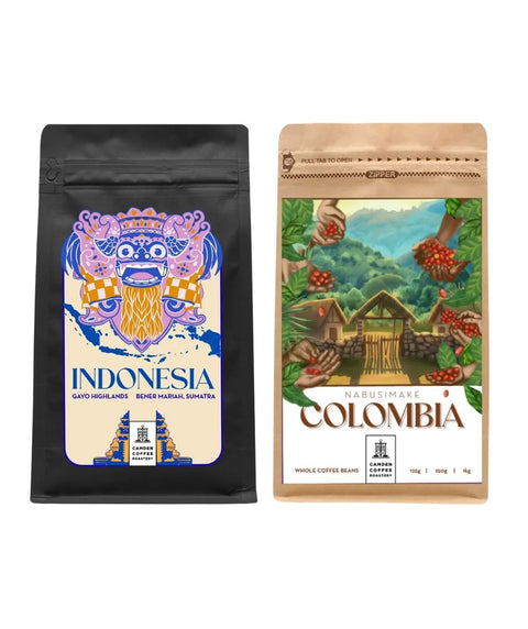 Christmas Coffee Gift Set – Sumatra + Colombia (2 × 250g)