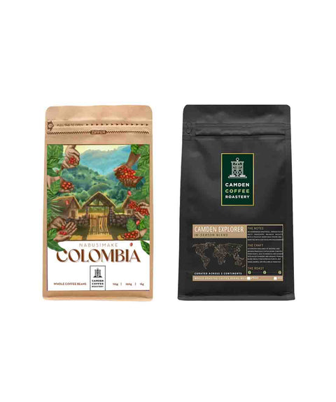 Christmas Coffee Gift Set – Camden Explorer + Colombia Nabusimake (2 × 250g)