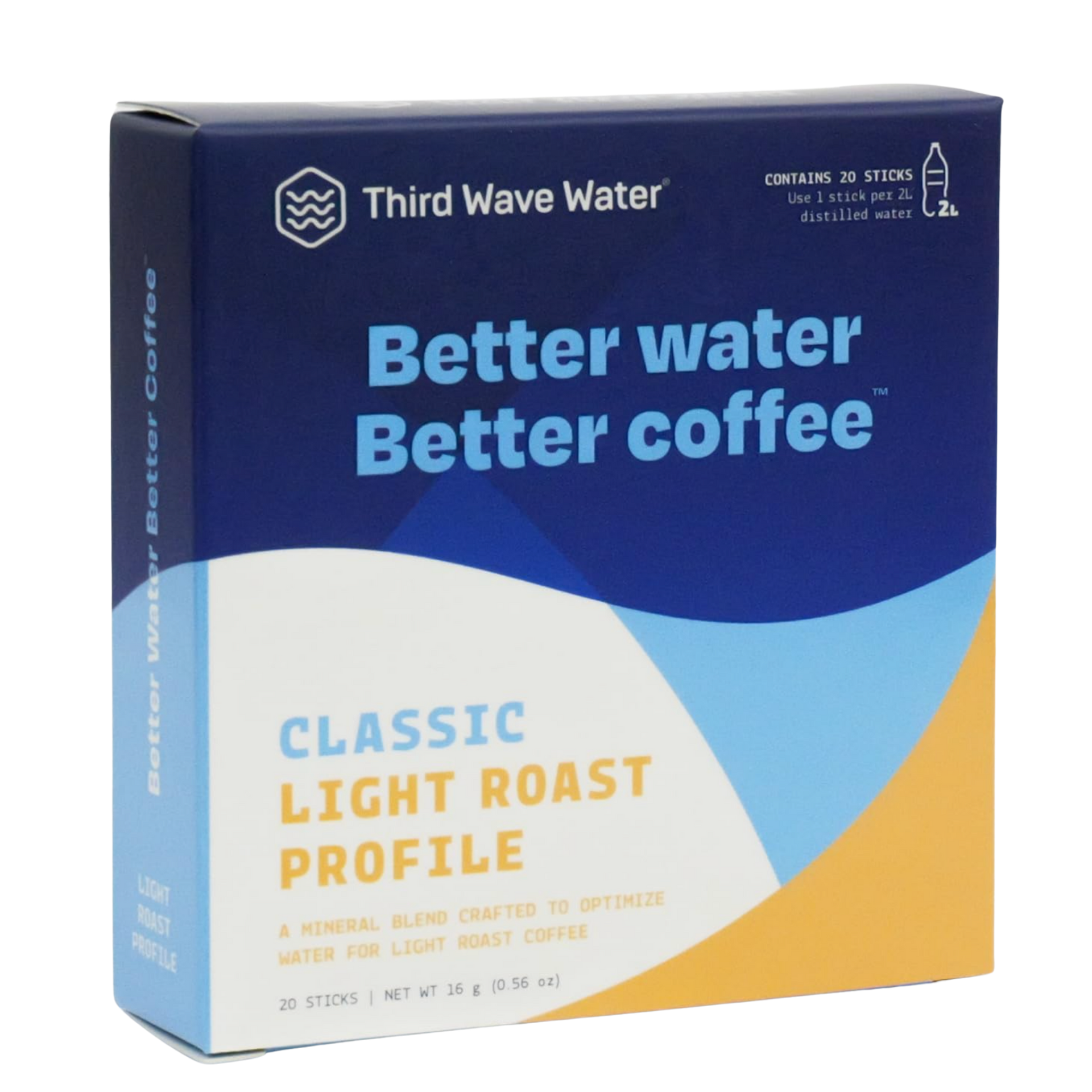 Third Mineral Enhanced Flavor Optimizing Coffee Brewing Classic Flavor Profile 2 Liter 20 Sticks