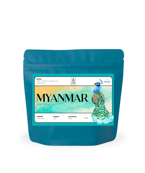 Myanmar Khar Taw Hmi – Light Roast, Washed Process